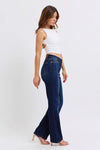 JB882627 - High Waist Straight Jean - Dk. Denim