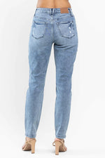 JB88617 Vintage Slim Jean - Med. Blue