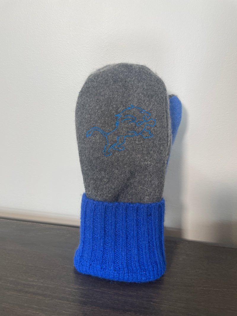 Wear-it-Again Wool Mittens - Detroit Lions