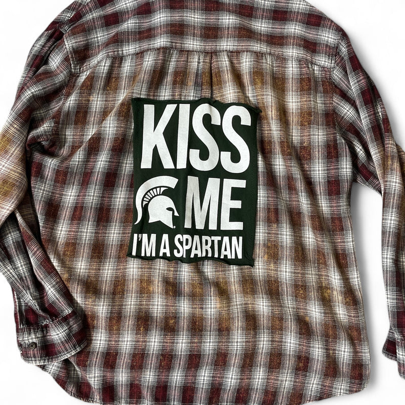 Graphic Back Flannel KISS ME - M/S