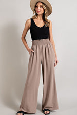 Smocked Waist Pant - Coco