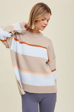 Multi-Striped Sweater - Sand