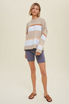 Multi-Striped Sweater - Sand