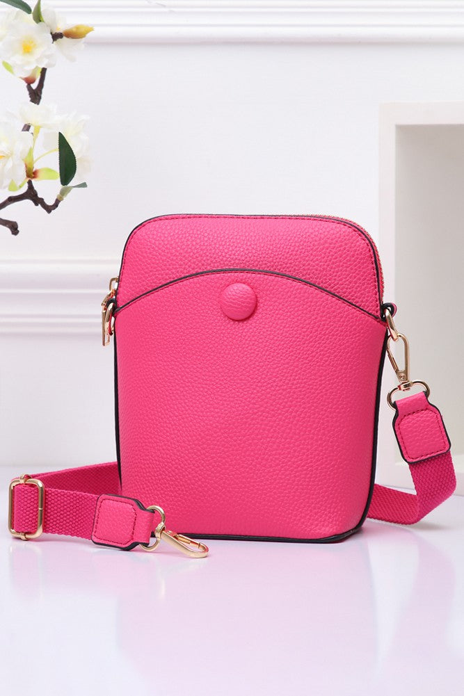 Essential Crossbody Purse - Fuchsia