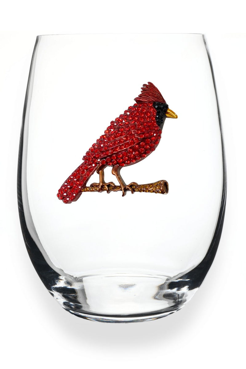 QJ Stemless Wine Glass - Cardinal