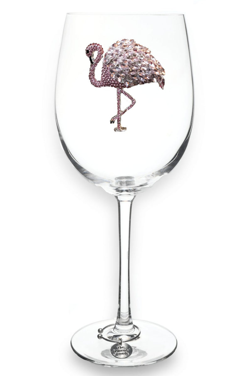 QJ Stemmed Wine Glass - Flamingo