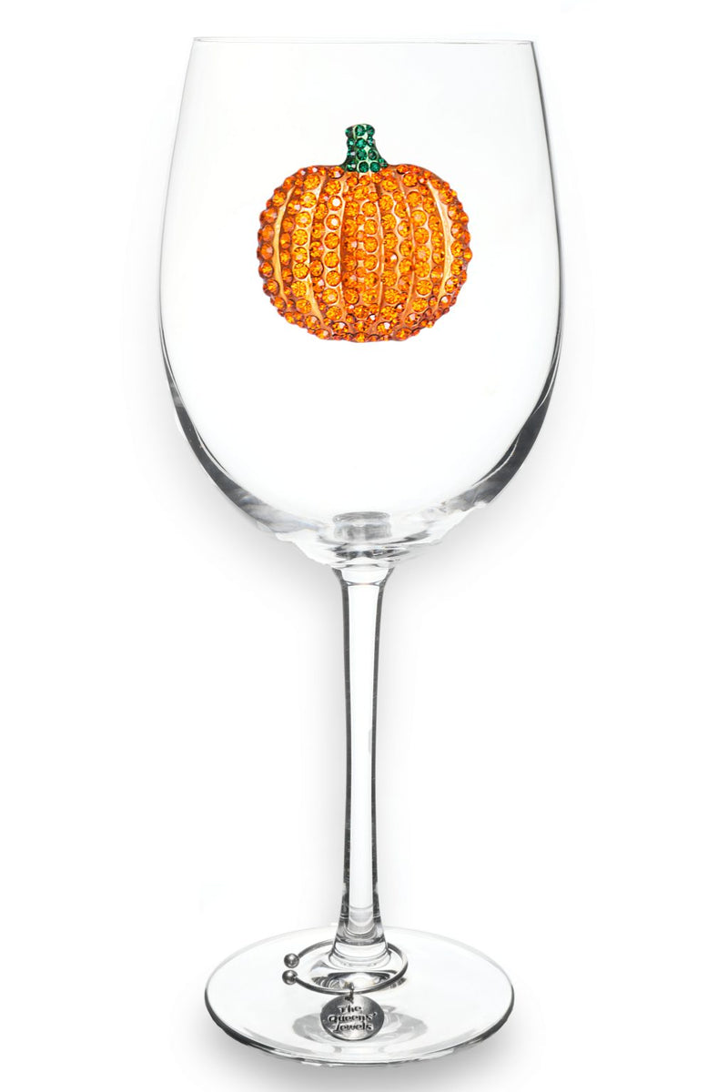 QJ Stemmed Wine Glass - Pumpkin