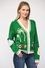 Par Tee Time Golf Sweater - Green