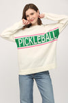 Pickleball Pullover Sweater - Cream