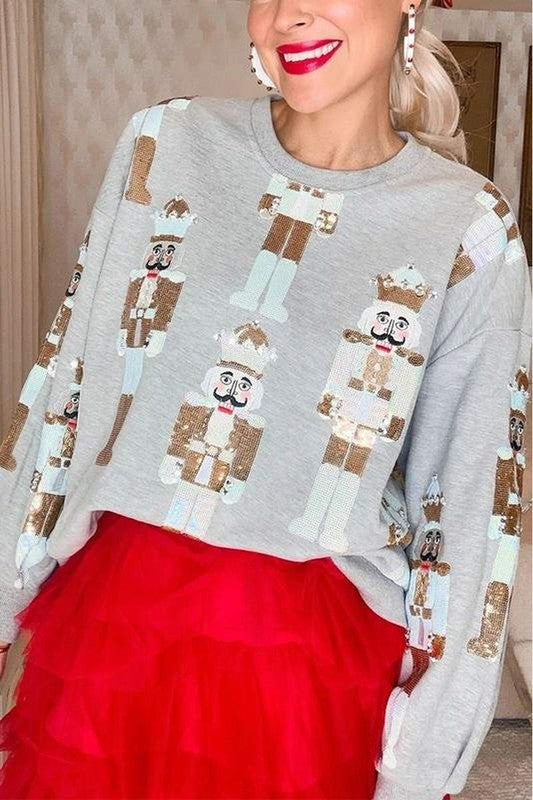 Nutcracker Sweatshirt - Grey