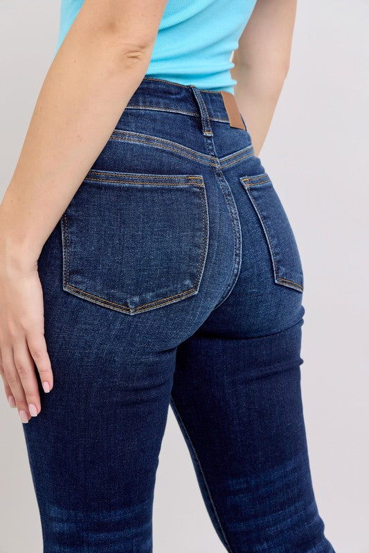 JB82586 Mid-Rise Bootcut Jean - Dark