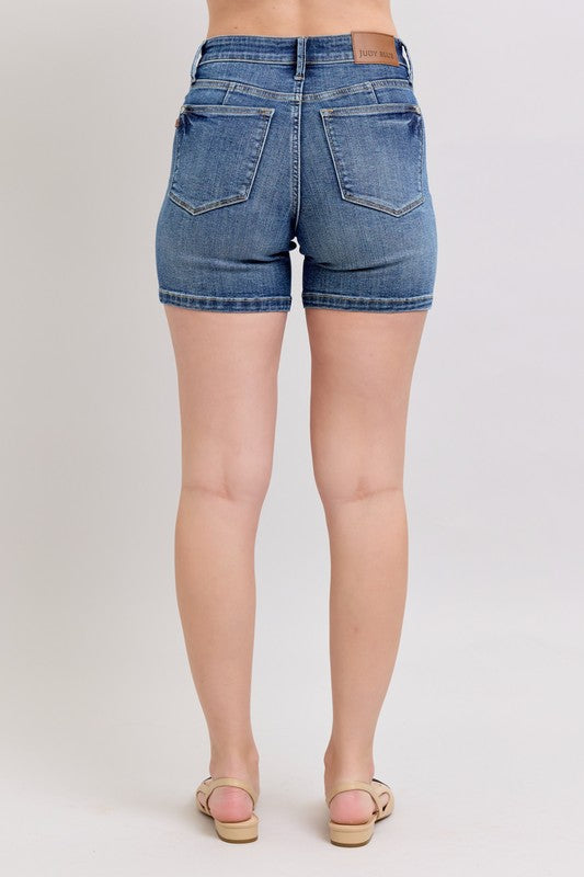 JB150334 Mid-Rise TC Mid-Length Shorts - Med