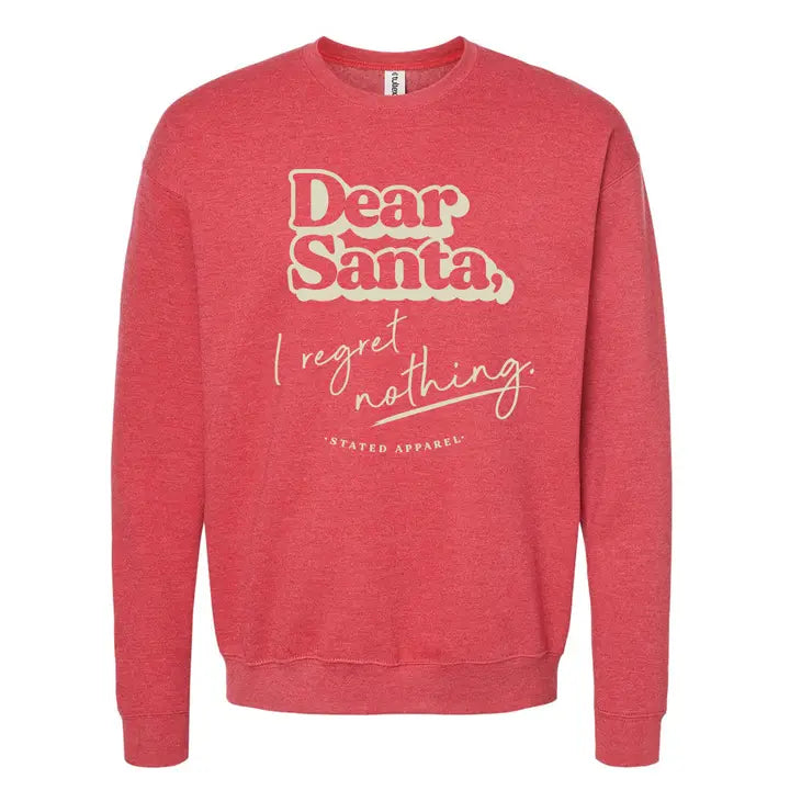 Dear Santa Sweatshirt - Red