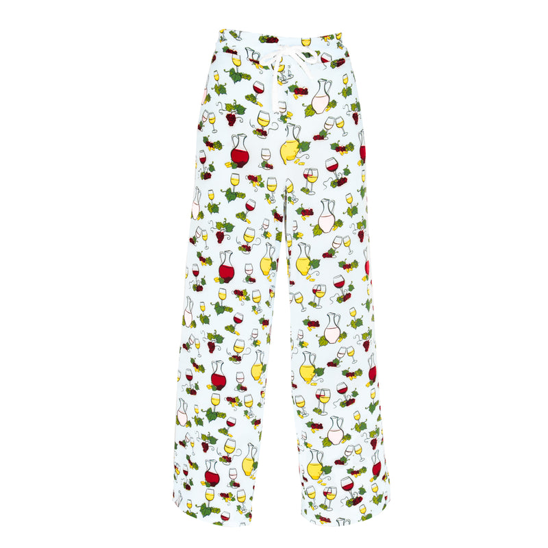 Wine Tasting Pj Pant - Lt. Blue