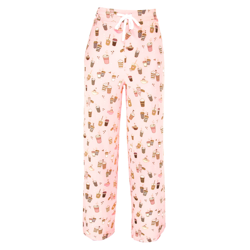 Love at First Sip Pj Pant - Pink