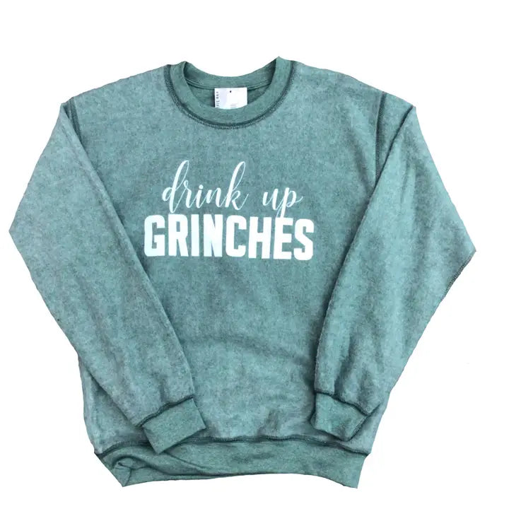 Inside-Out Sweatshirt - Drink Up Grinches