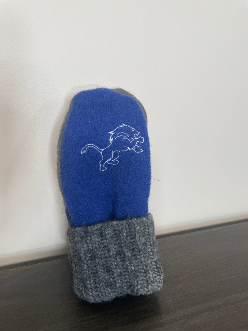 Wear-it-Again Wool Mittens - Detroit Lions