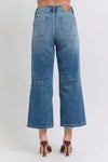 JB88904 Utility Pockets Crop Wide Leg Jean - Med.