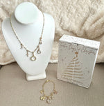 ID 12 Days of Xmas Charm Necklace Countdown