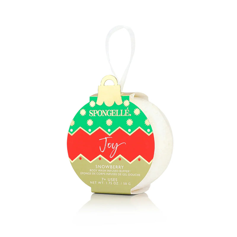 Spongelle Holiday Ornament - Snowberry