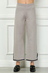 Accent Hem Pant - Mocha