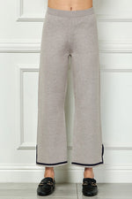 Accent Hem Pant - Mocha