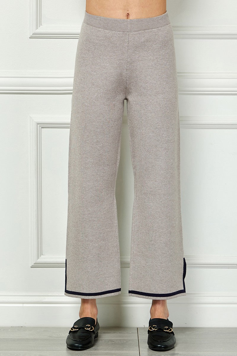 Accent Hem Pant - Mocha