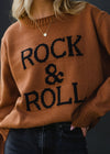 Rock & Roll Sweater - Brown