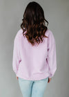 Weekend Ribbed Sweatshirt - Light Purple