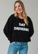 Day Drinking Sweatshirt - Black