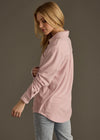 Mindi Button-Down Top - Dusty Pink