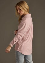 Mindi Button-Down Top - Dusty Pink