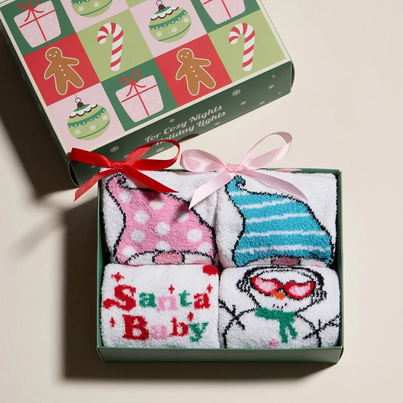 Holiday Cozy Socks Box Set - Gnome
