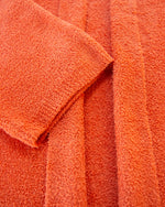 Inverted Seam Duster Sweater - Orange