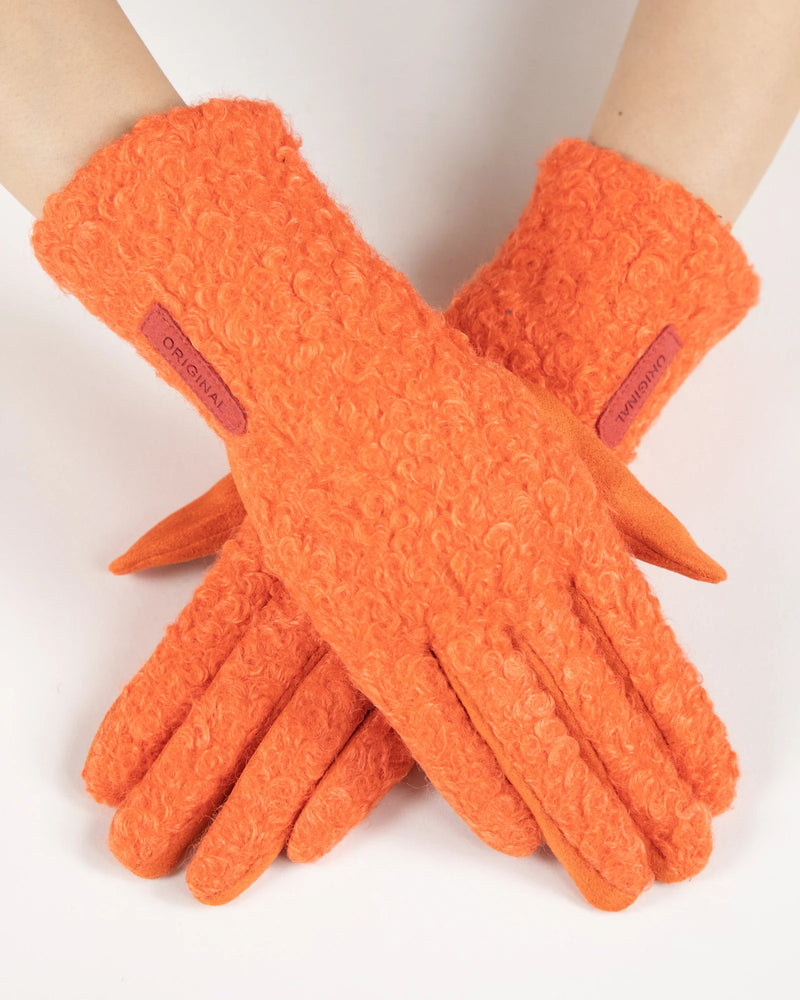 Boucle w/Logo Glove - Orange