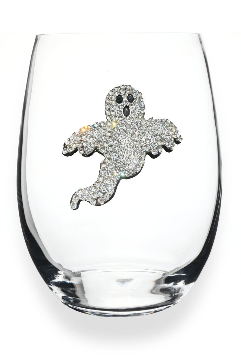 QJ Stemless Wine Glass - Ghost