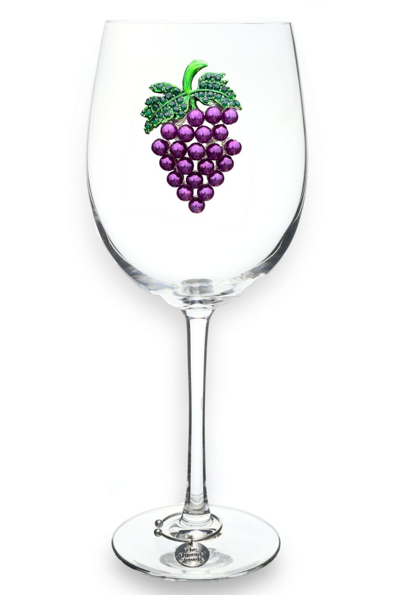 QJ Stemmed Wine Glass - Purple Grape