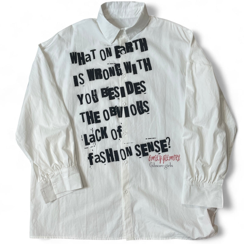 GG "Lack of Fashion Sense" Blouse - White