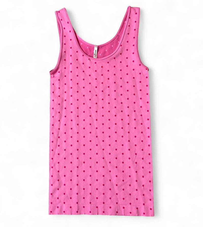 SKNY T Breast Cancer Tank - Pink Polka Dot