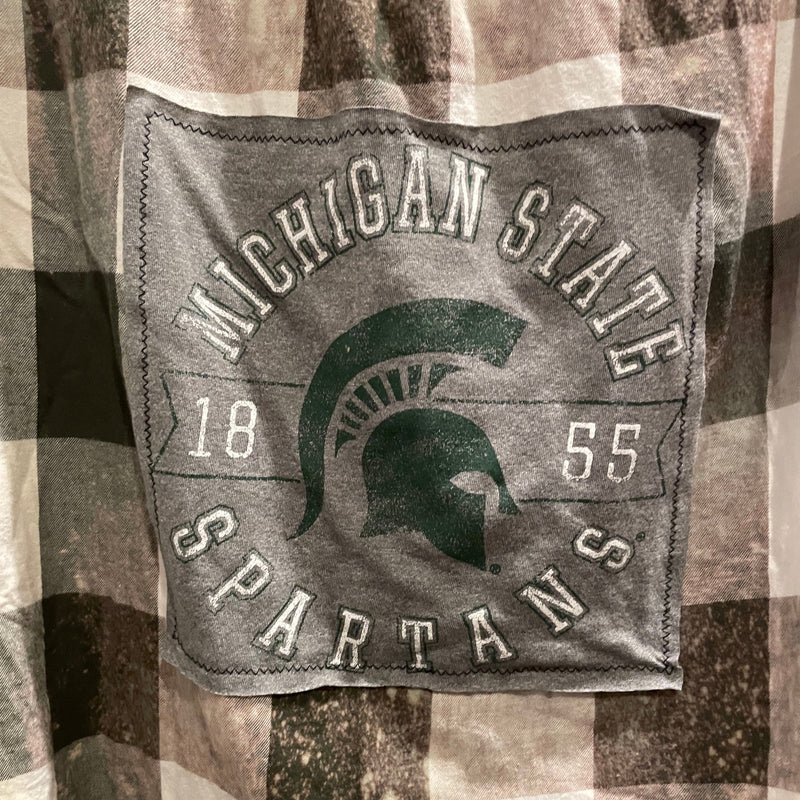 Graphic Back Flannel - MSU "Spartan" 1855