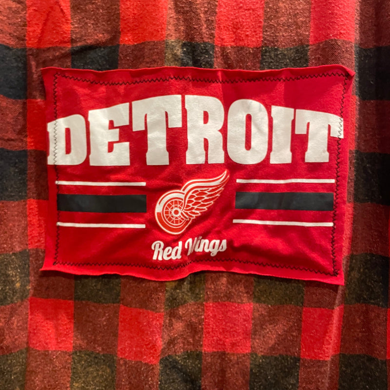 Graphic Back Flannel - Redwings "Detroit"