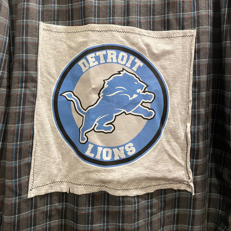 Graphic Back Flannel - "Lions" Circle Logo 3