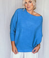 Slouchy Sweater - Blue Frost