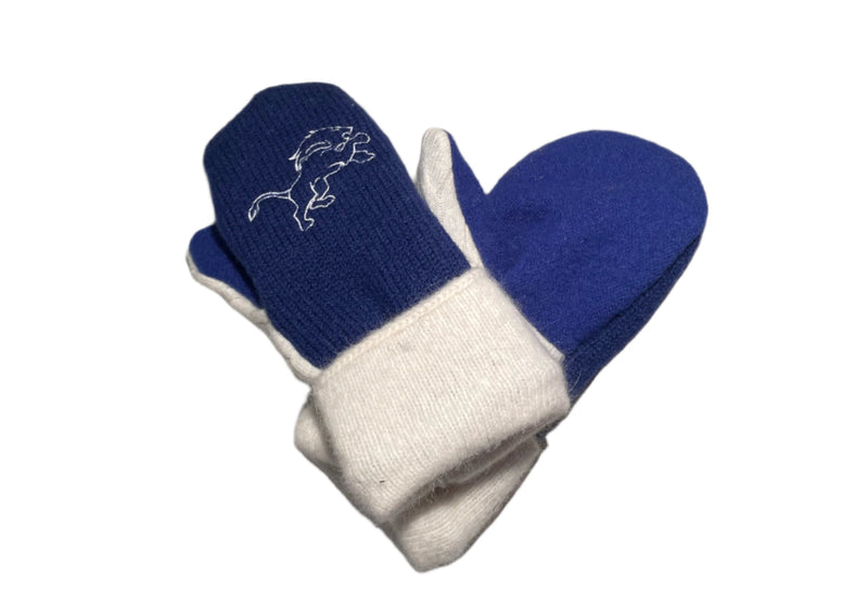 Wear-it-Again Wool Mittens - Detroit Lions