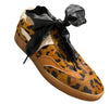 Wide Bow Ribbon Satin Shoelaces - Black