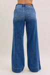 JB82674 MR Trouser Retro Wide Jean - Dk. Denim