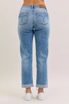 JB82703 MR Boyfriend Jean - Med. Denim