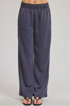 Modal Elastic Waist Pants - Graphite