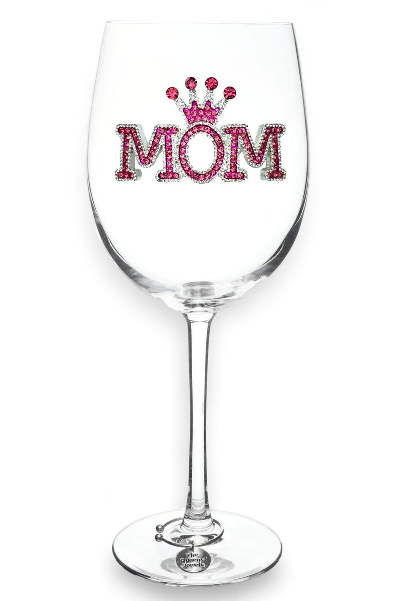 QJ Stemmed Wine Glass - Mom