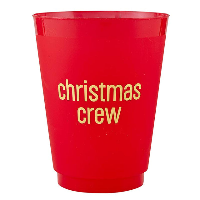 Christmas Crew Foil Cups - 6 PK